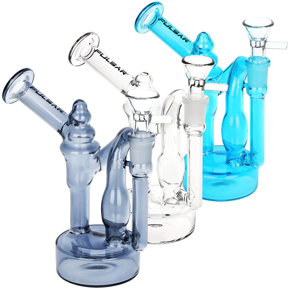Upside Down Recycler Water Pipe - 3ct
