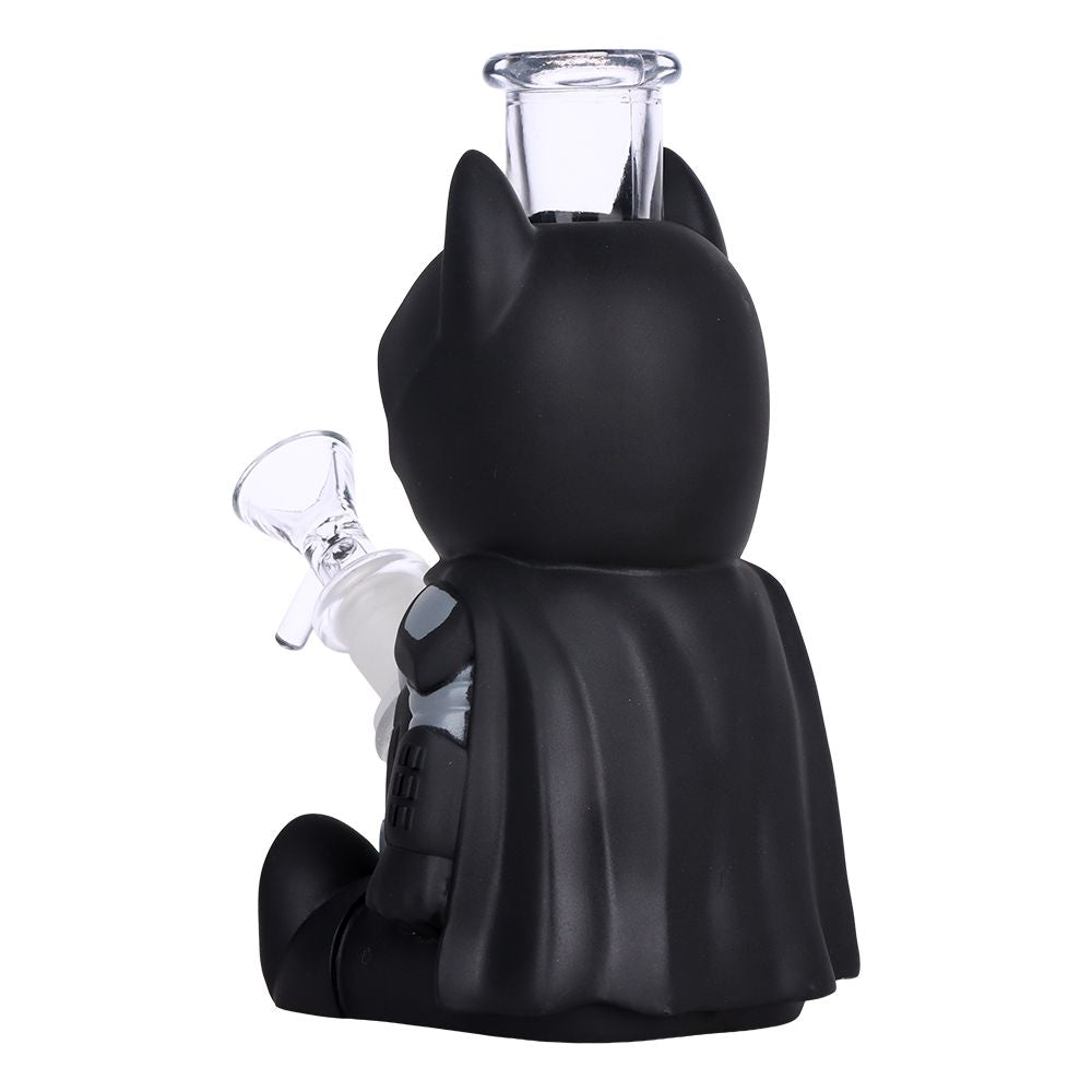 Batguy Glass & Vinyl Water Pipe - 2ct