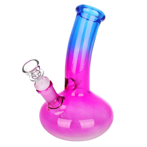 Bent Neck Glass Water Pipe - 3ct