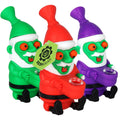 Trippy Santa Silicone/Glass Bubbler