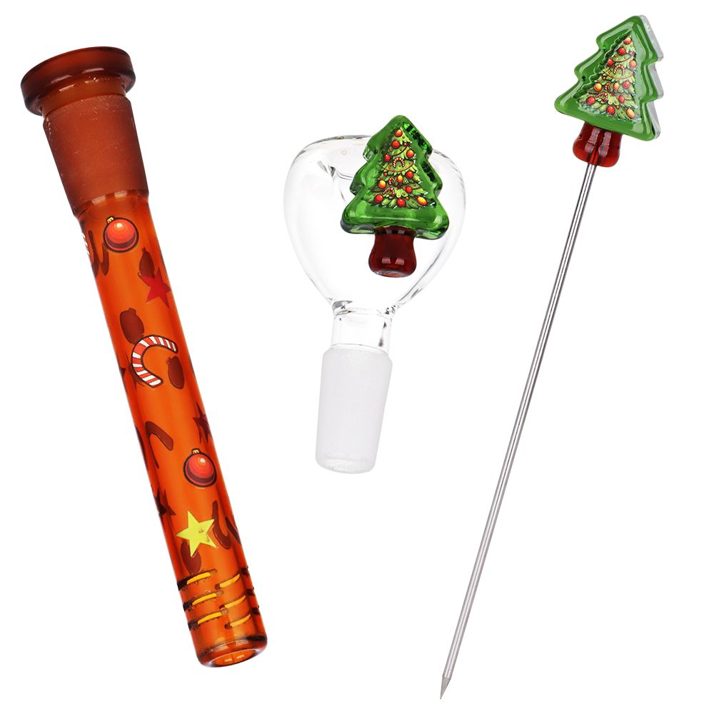 Christmas Tree Herb Pipe Duo