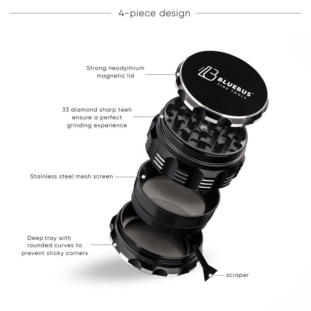 White 4-Piece Grinder