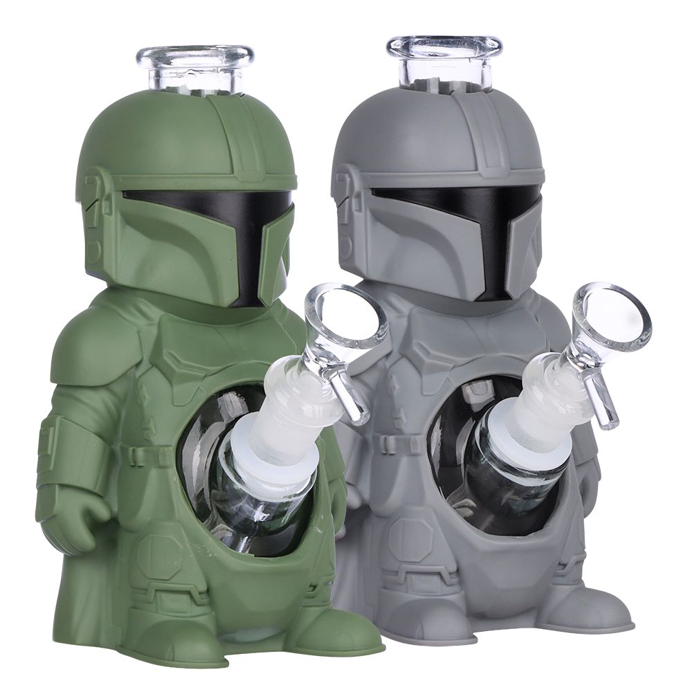 Mando Glass & Vinyl Bubbler - 2ct