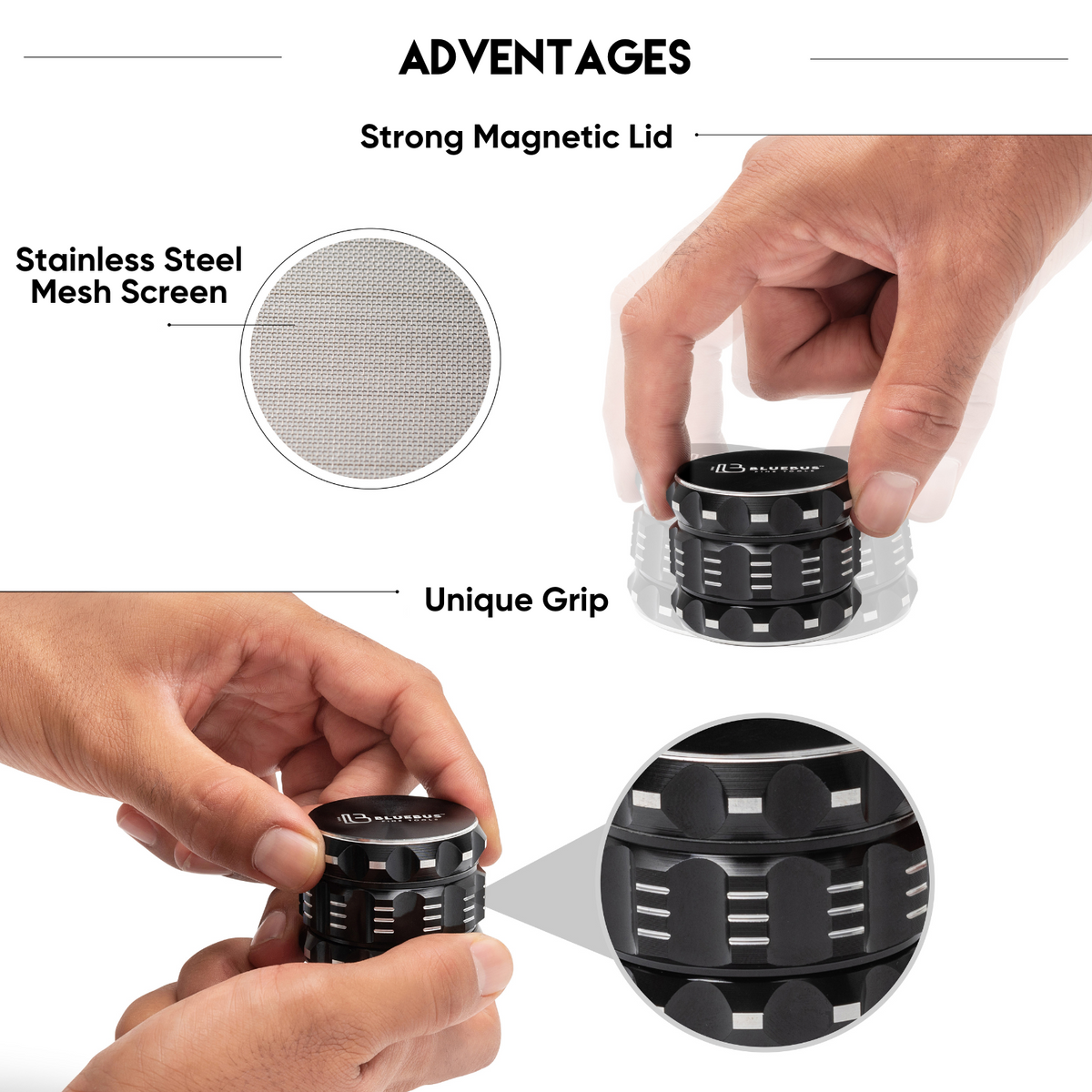 4-Piece Aluminum Grinder