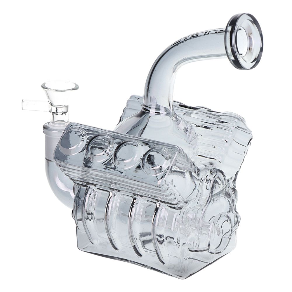 V8 Engine Electroplated Glass Water Pipe